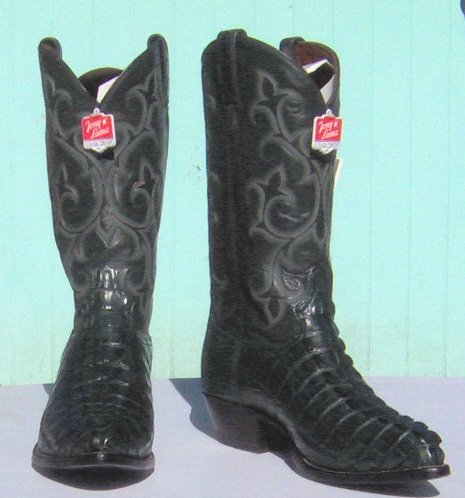 NEW TONY LAMA Cyprus HB GATOR Tails Cowboy Boot Men's 12 D Free Shipping