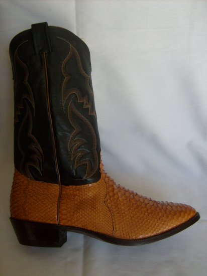 NOCONA Cognac SNAKE SKIN NEW Cowboy Boot Men's 13 EEE (3E) Free Shipping