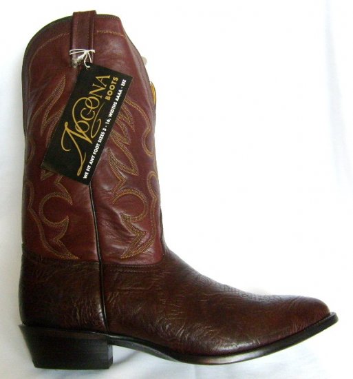NOCONA Chocolate BULLHIDE NEW Cowboy Boot Men's 13 D Free Shipping