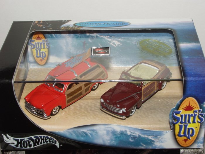 Hot Wheels 100% Collectibles Surf's Up 2 Car Set 1/64 Scale
