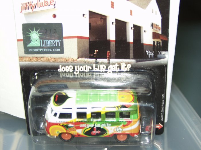 Johnny Lightning Liberty Promotions Jiffy Lube '66 VW 23 window Samba Bus