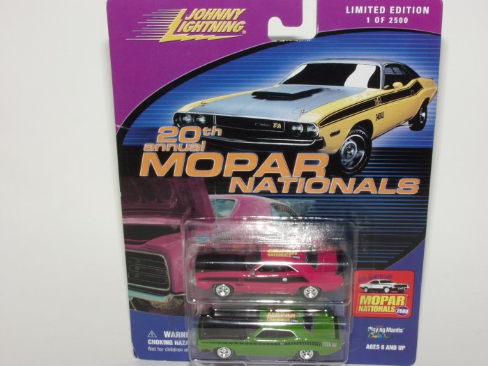 Johnny Lightning 2000 Mopar Nationals '70 Challenger & Cuda Set
