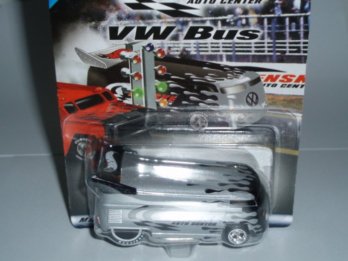 Hot Wheels Liberty Promotions Penske VW Bus...Silver 1/64 Scale