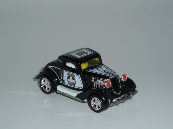 Hot Wheels K-B Toys Cop Rods Series 1 3-Window '34 1/64 Scale Loose