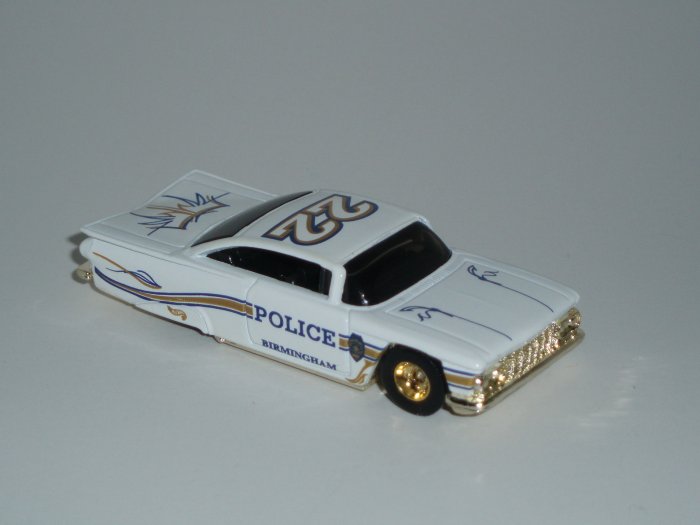 Hot Wheels K-B Toys Cop Rods Series 1 '59 Impala White 1/64 Scale Loose