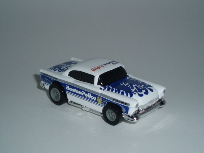 Hot Wheels K-B Toys Cop Rods Series 1 '55 Chevy Real Riders 1/64 Scale Loose