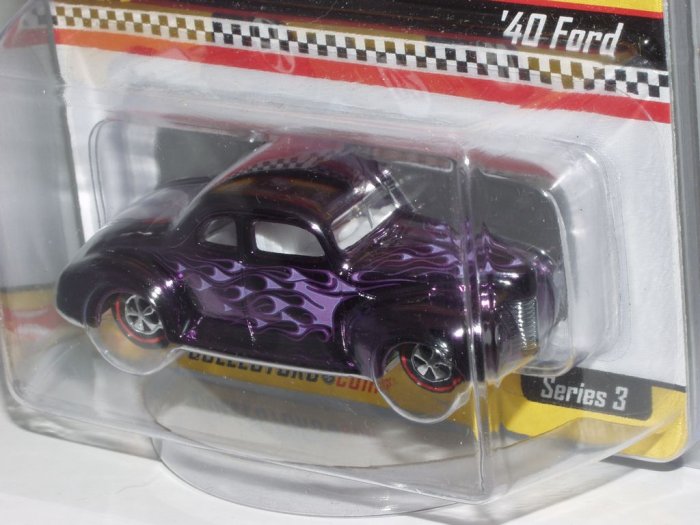 2004 Hot Wheels Collector's Club Series 3 Neo-Classics ’40 Ford Purple with Flames