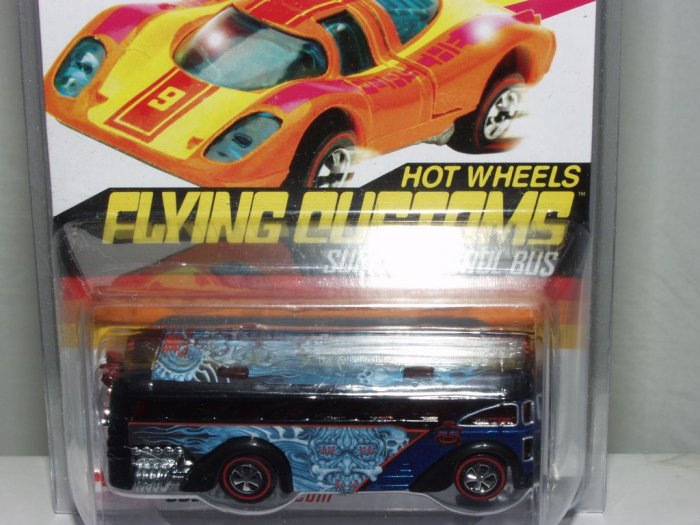 2003 Hot Wheels Collectors Club Flying Customs Surfin' School Bus