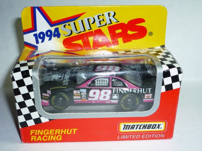 1994 Series II White Rose Collectibles Matchbox Super Stars Fingerhut Racing #98