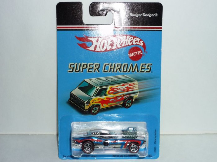 2006 Hot Wheels Super Chromes Series Rodger Dodger...Chrome