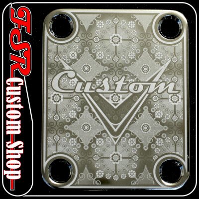 (C0012) Chrome PLATE fits strat/tele guitar/bass