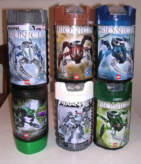Lego Bionicle Set 8743 Set 8905 Set 8589 Set 8746 Set 8747 Set 8745 Lot of 6 Bionicles