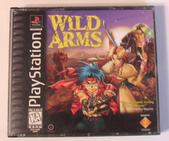 WILD ARMS Video Game Sony Playstation Video Game RPG Video Game Complete with Instructions