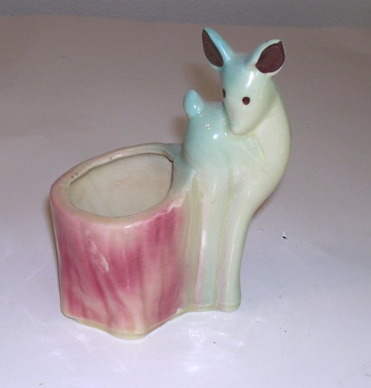 Lovely Shawnee Pottery Deer Planter # 535 USA