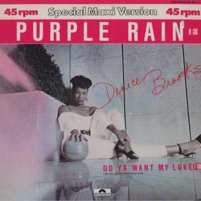 Denice Brooks Purple Rain 12"" Single