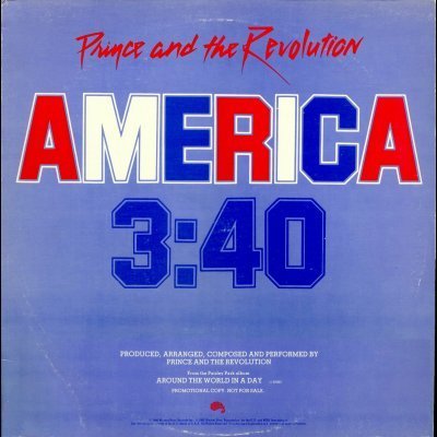 Prince and The Revolution America Promo12"" Si