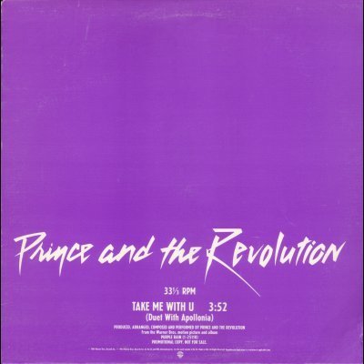 Prince and The Revolution Take Me With U Prom