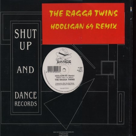 The Ragga Twins Hooligan 69 Remix 12"" Single