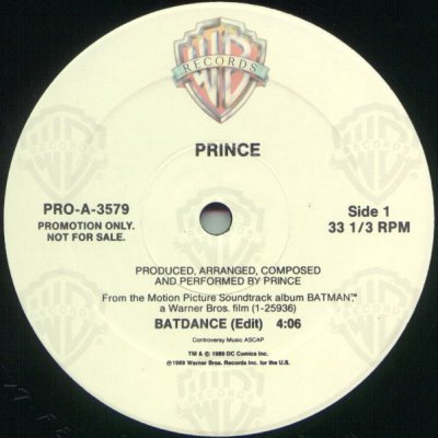 Prince Batdance Promo12"" Single