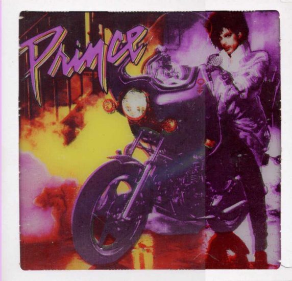 Prince Purple Rain / Glass Memorabilia