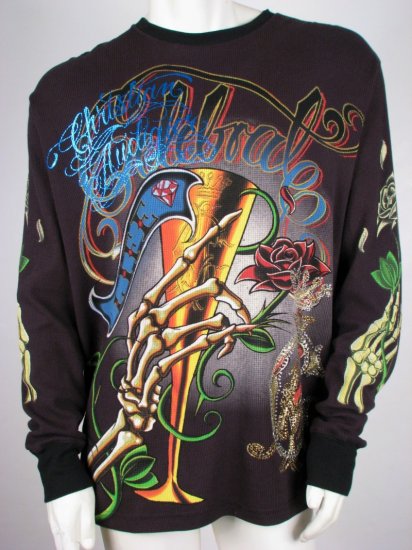 CHRISTIAN AUDIGIER Stoned CHEERS Thermal Shirt, 2XL, XXL