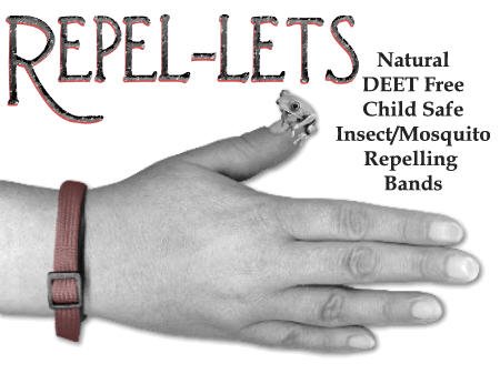 Natural DEET-Free insect/mosquito repellent band 2-pack