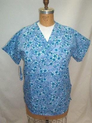 Blue Top with Flowers Set