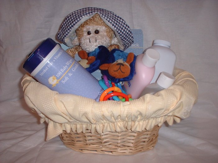Stuffed Baby Basket