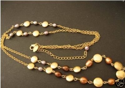 Chai - Genuine Fresh Water Pearl necklace 36"-39"