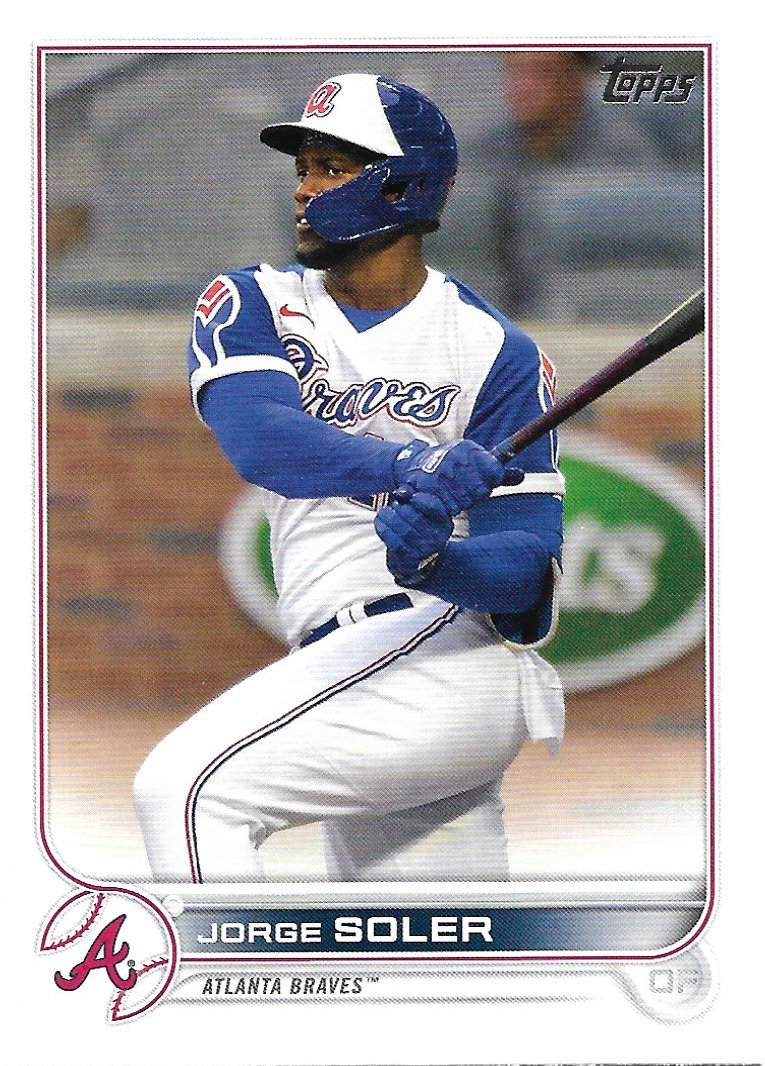 Jorge Soler 2022 Topps 208 Atlanta Braves Baseball Card