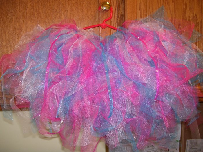 pink/ shocking blue tutu