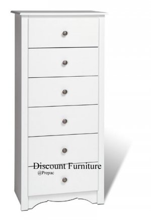 Cheap Lingerie Dressers on Drawer White Tall Lingerie Chest By Prepac