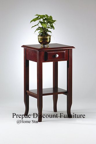 SOLID WOOD HALL/TELEPHONE TABLE WINE STAIN