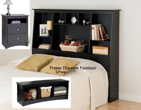 FULL MATES SET-HEADBOARD & BED /12 DRS, BENCH NTST