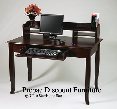 SOLID WOOD COMPUTER WRITING DESK WINE STAIN