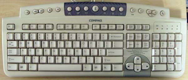 Compaq Keyboard 5000 Series PC Desktop nice whiteQuartz