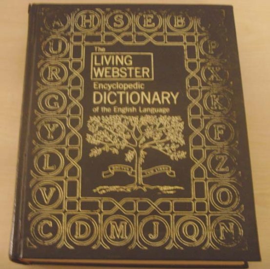 (vintage) The Living Webster Encyclopedic Dictionary of the English Language, 1st Edition (1971)