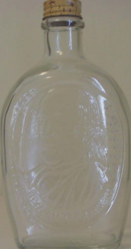 Benjamin Franklin Glass Bottle