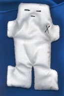 White serenity/health Voodoo doll
