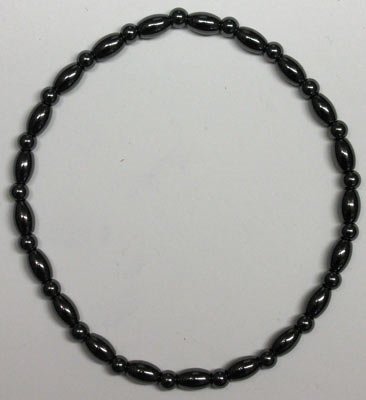Magnetic Hematite Anklet