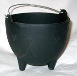 Cast Iron Cauldron 4" dia