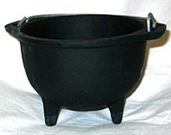 Cast Iron Cauldron 5" dia