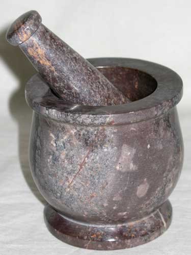 Mortar & Pestle Soapstone 3" x 3"