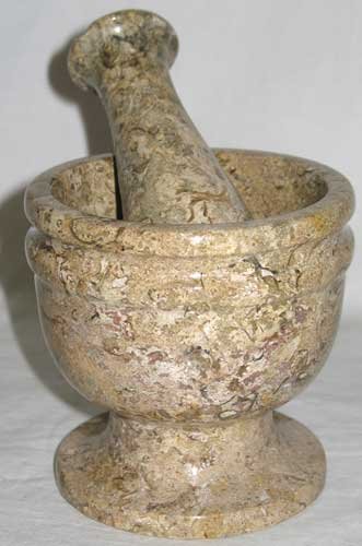Mortar/Pestle Coral