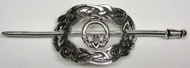 Oval Celtic Barrette