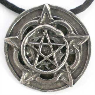 Celtic Snake of Wisdom Pentagram