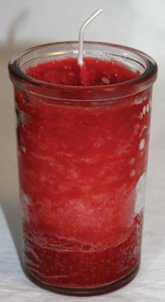 Red 50-hour Jar Candle