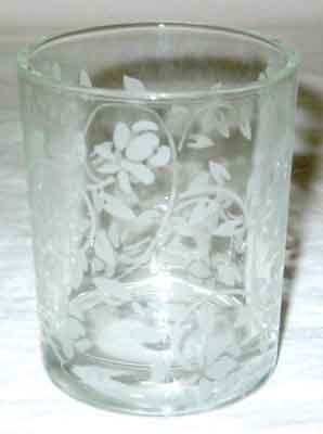 Floral Vine Votive Holder
