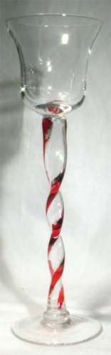 Candle Holder: Votive Candycane Swirl