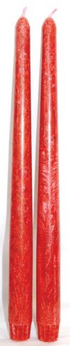 Red Palm Oil Tapered Candles